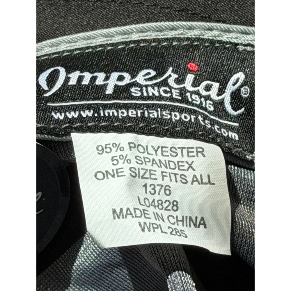 Imperial Sports Mens Black Sun Hat Wide Brim Boonie Cougar‎ Mascot OSFA New